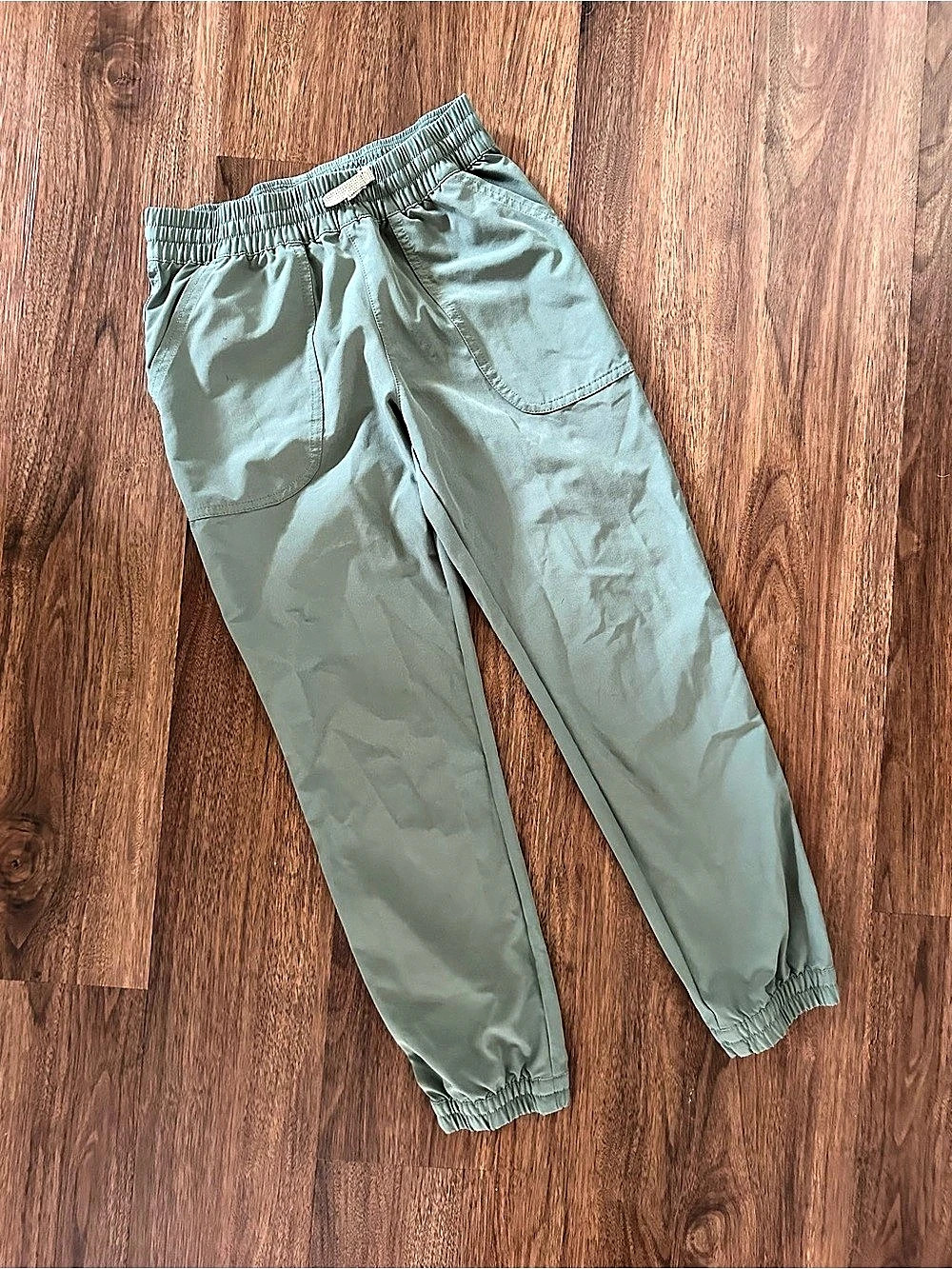 Kids Patagonia Happy Hike Studio Pants Green Size 12